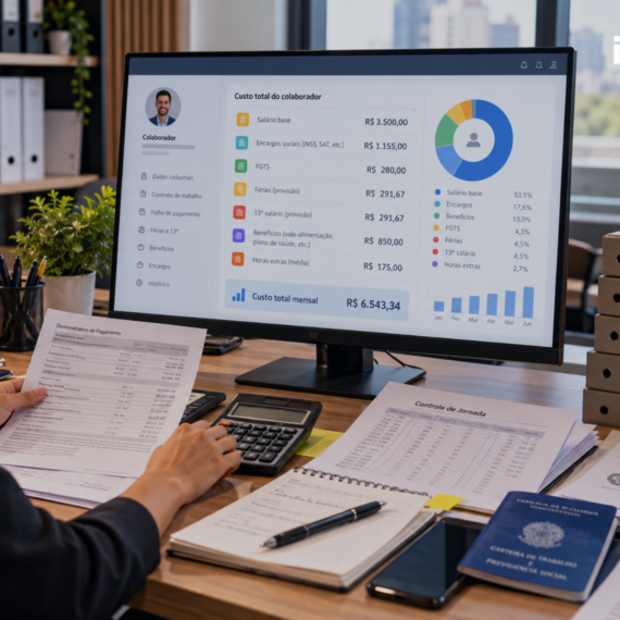 Você sabe quanto cada funcionário realmente custa para sua empresa? O custo da mão de obra vai muito além do salário